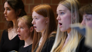 Singende Studentinnen