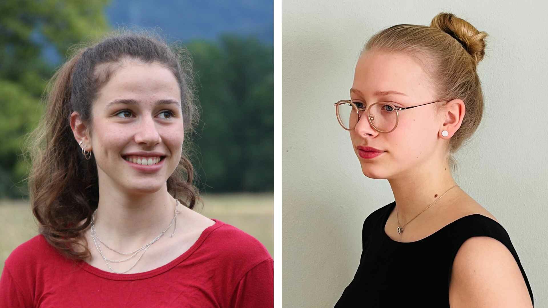 Porträts von Eva-Lucia Bauer und Johanna Rist